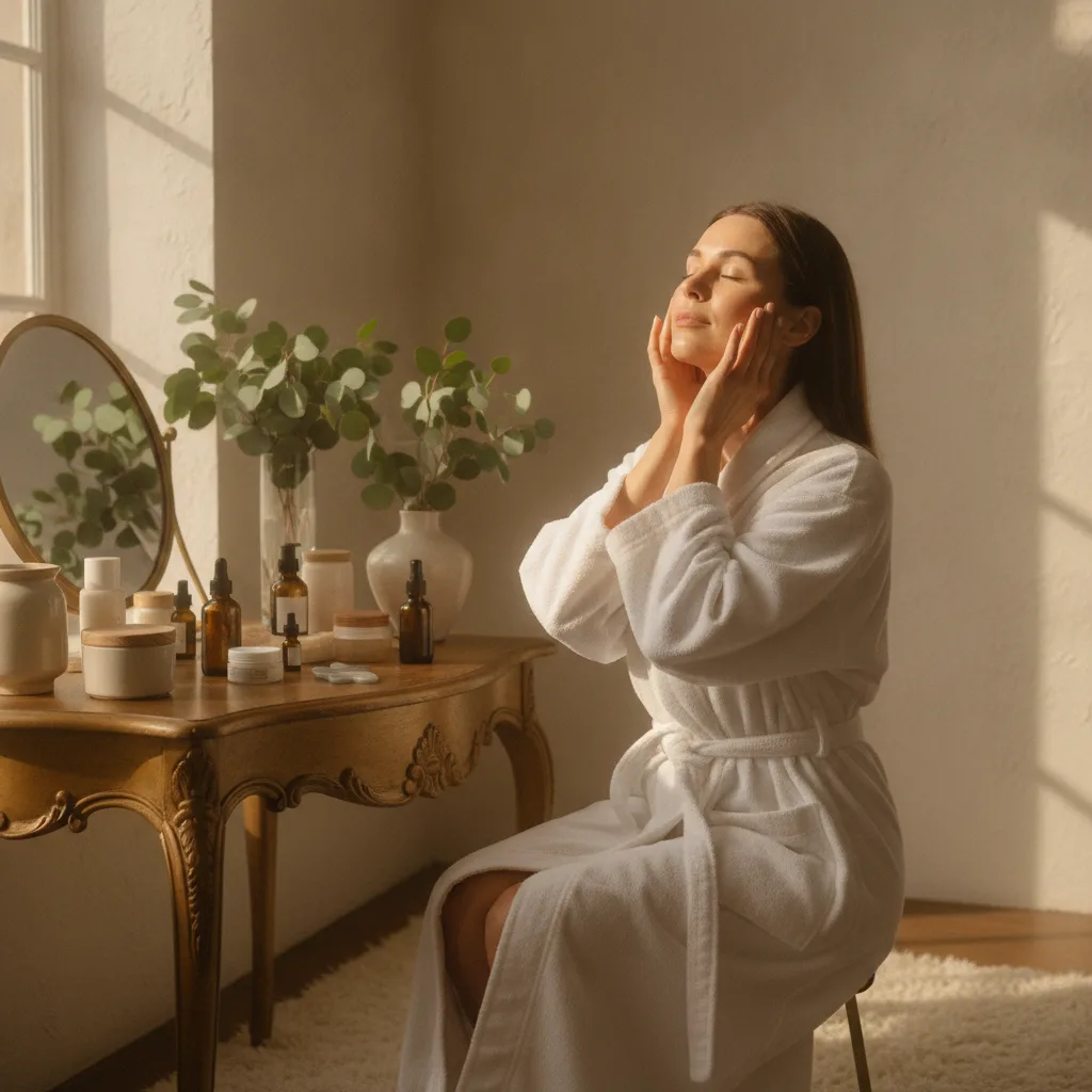 Morning facial ritual